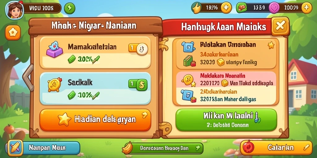 Level menantang yang membuat adrenalin meningkat.