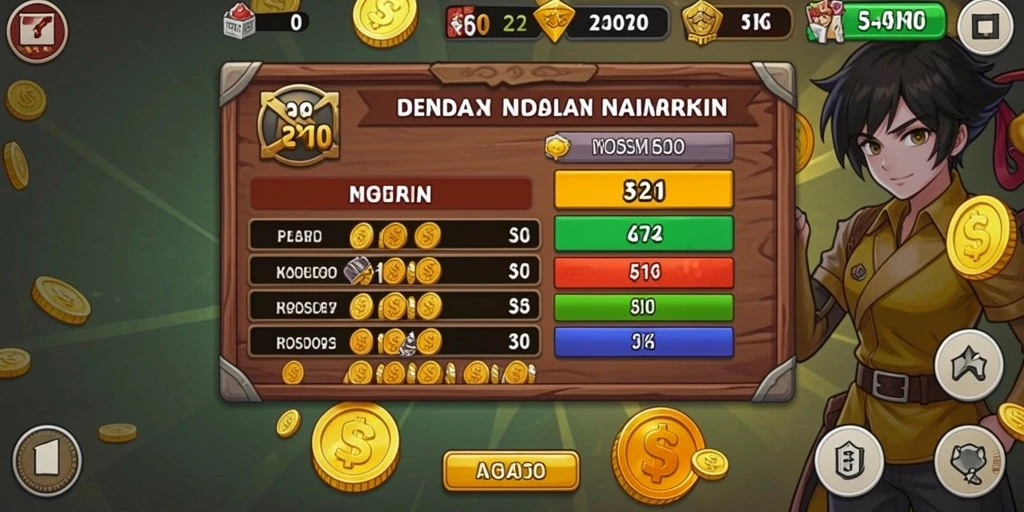 Screenshot dari pengalaman bermain pengguna.