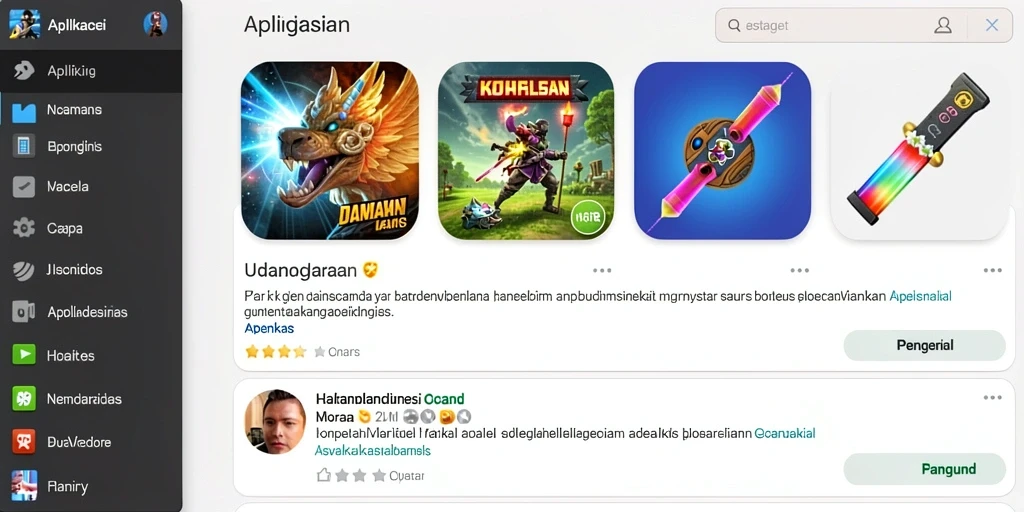 Fitur sosial yang memungkinkan interaksi antar pemain.