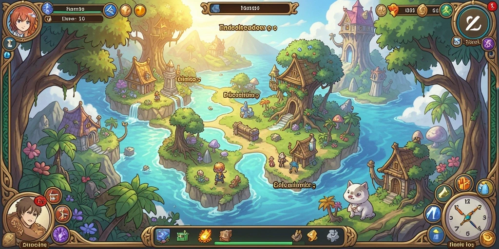 Gambar interaksi multiplayer yang seru dan menyenangkan.