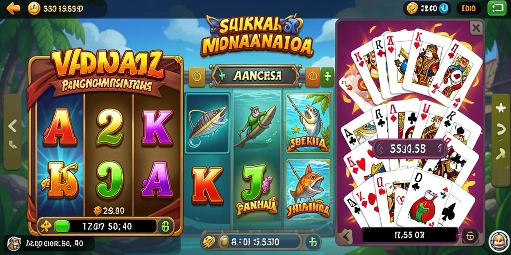 Gambaran berbagai item upgrade yang tersedia untuk karakter.